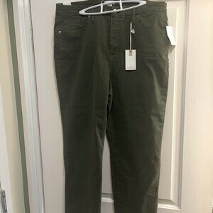 Good American green "Good Classic" jeans, size 16